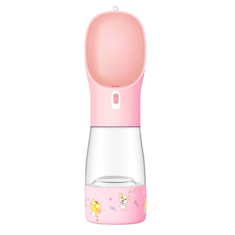 Portable Pet Dog Water Bottle & Feeding Bowl