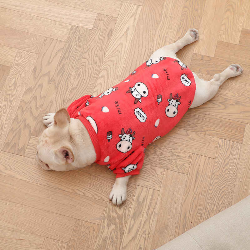 Fashion Personality French Plush Pajamas for Pets