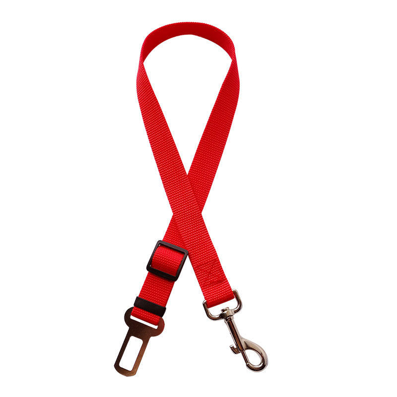 Adjustable Pet Cat Dog Car Seat Belt with Safety Clip