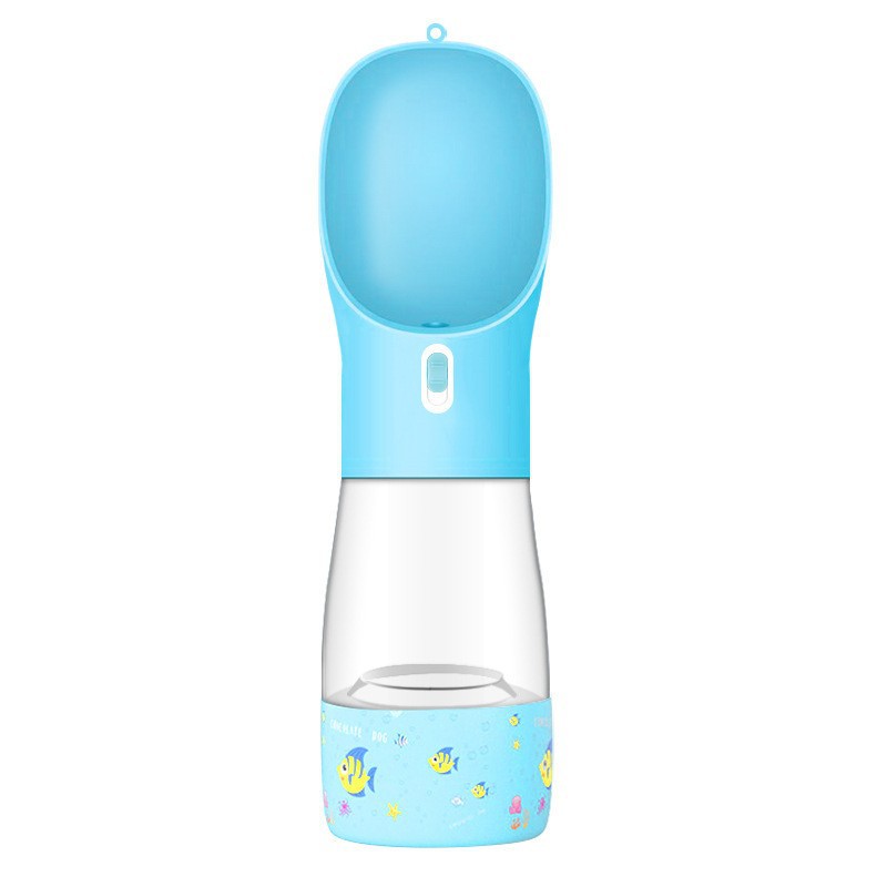 Portable Pet Dog Water Bottle & Feeding Bowl