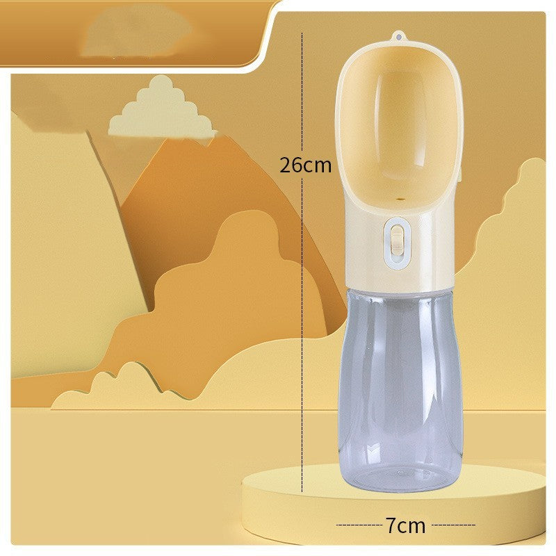Portable Pet Dog Water Bottle & Feeding Bowl