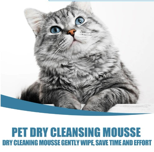 Pet Dry Wash Foam for Cats & Dogs