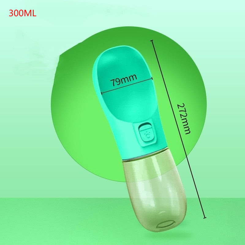 Portable Pet Dog Water Bottle & Feeding Bowl