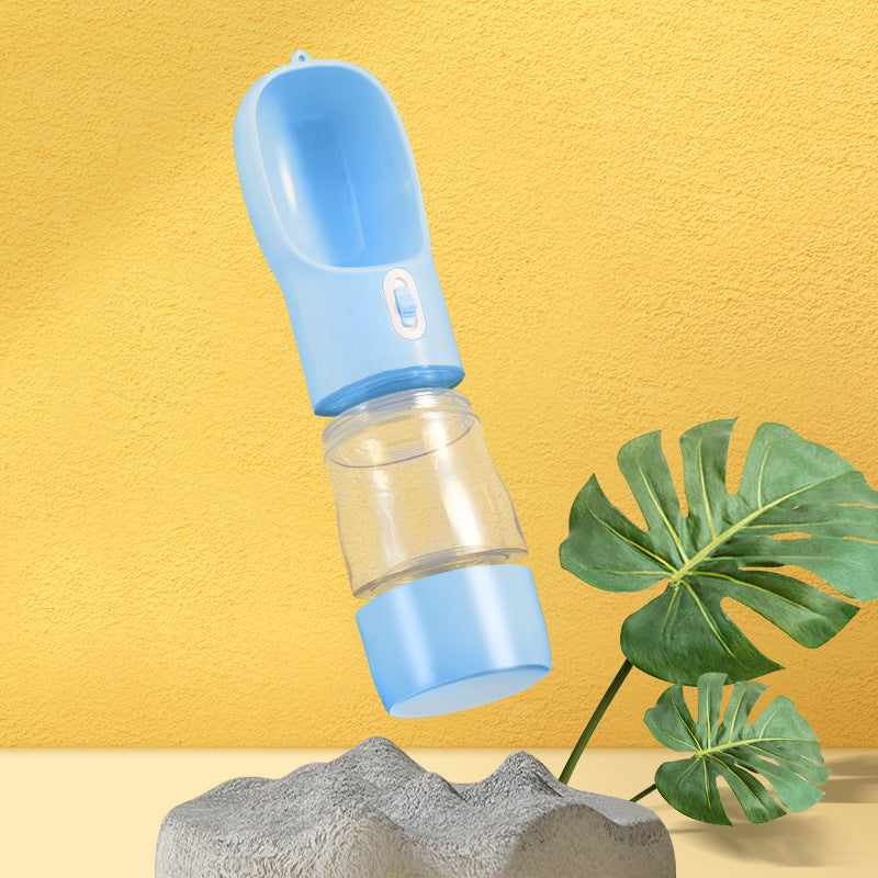 Portable Pet Dog Water Bottle & Feeding Bowl