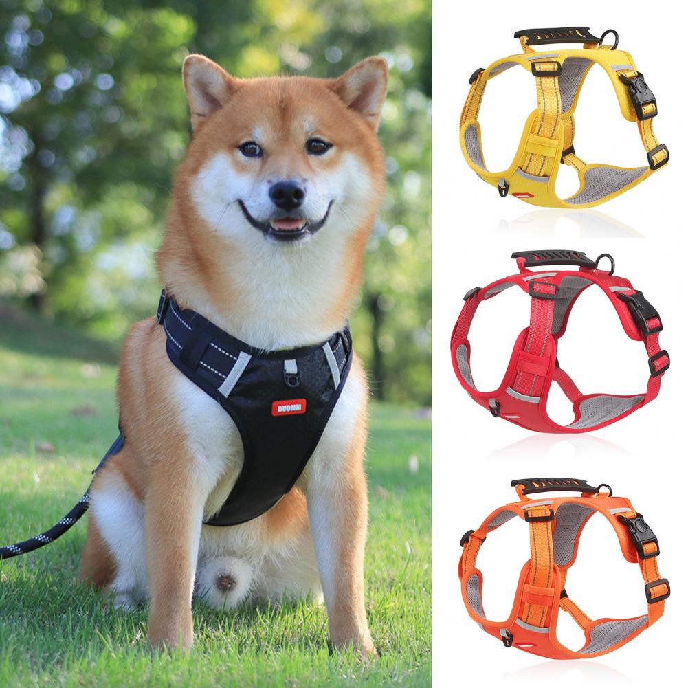 Nylon Dog Harness No-Pull Reflective Vest