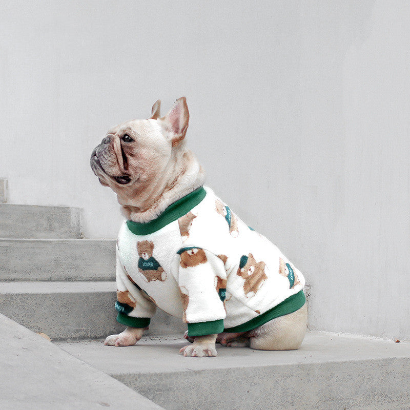 French Clothes Dog Pajamas – Winter Clothes for Corgis