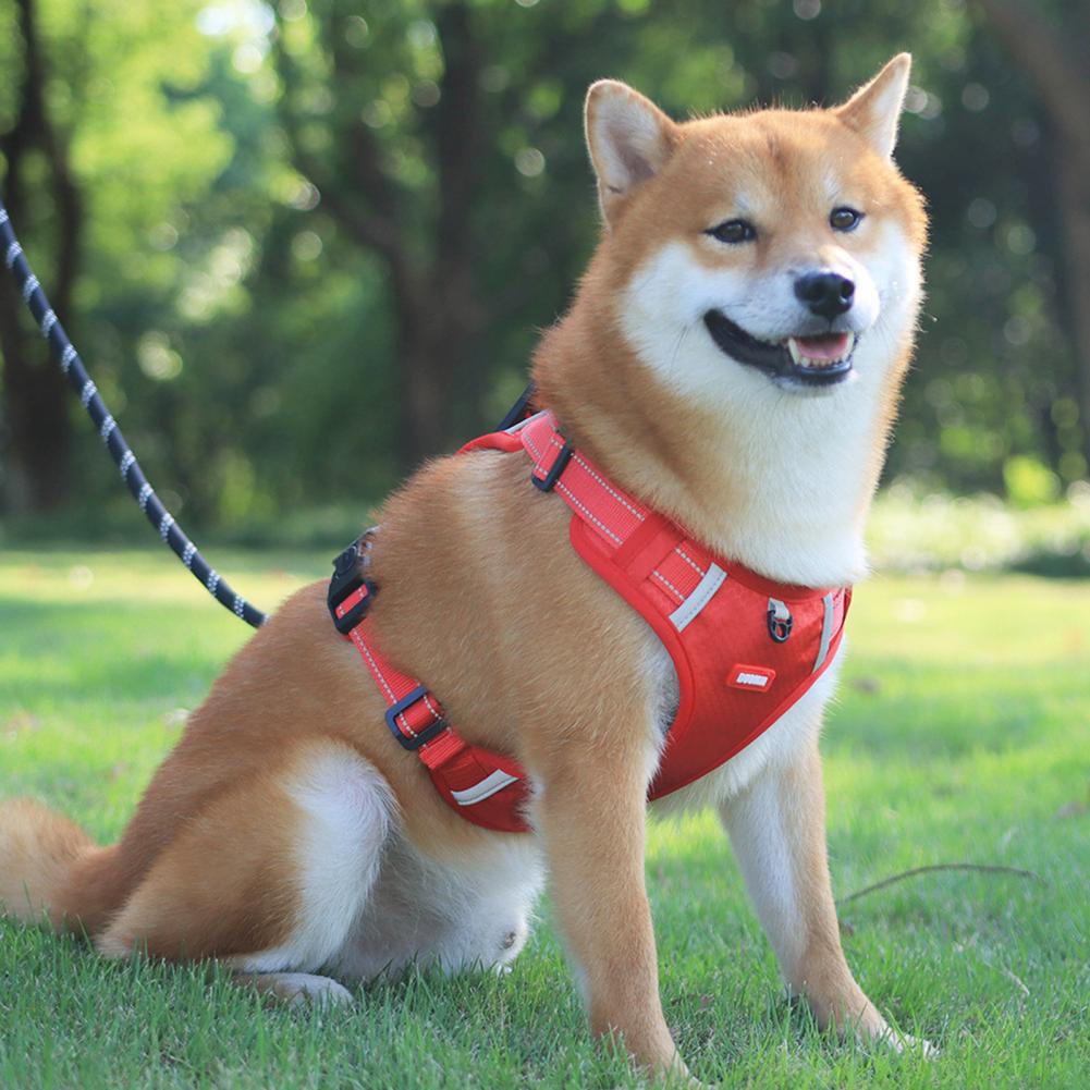Nylon Dog Harness No-Pull Reflective Vest