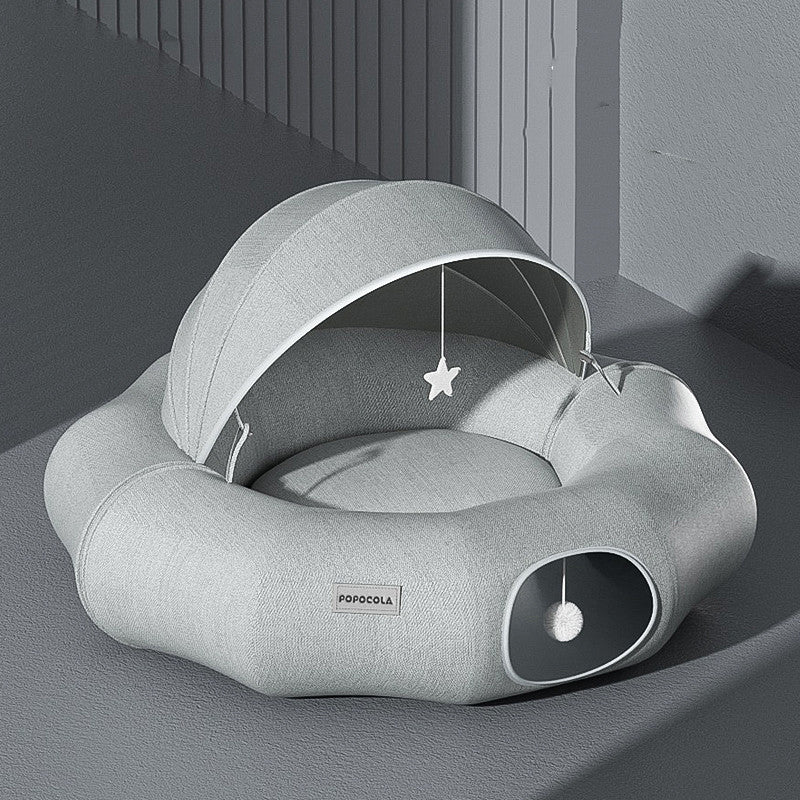 Cat Tunnel Donut Tunnel Crawl Shelter (Foldable)