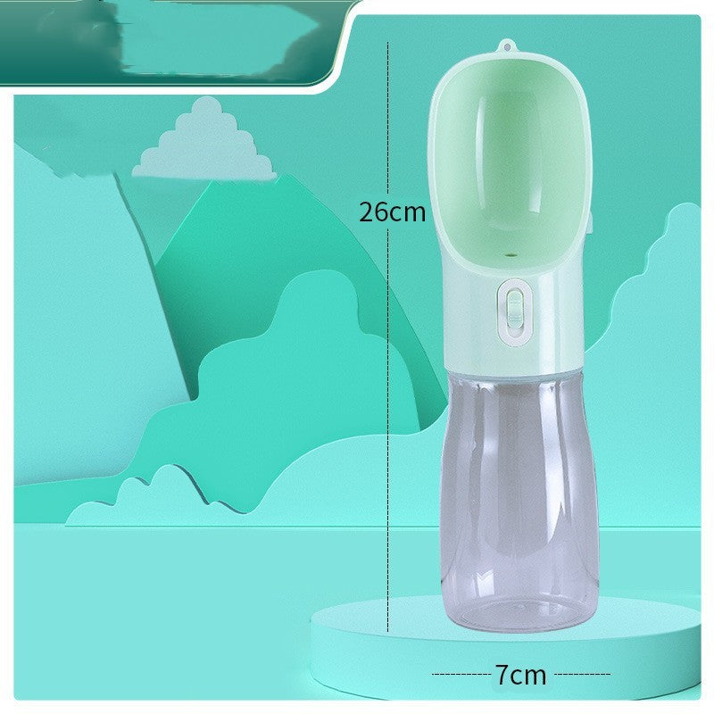 Portable Pet Dog Water Bottle & Feeding Bowl