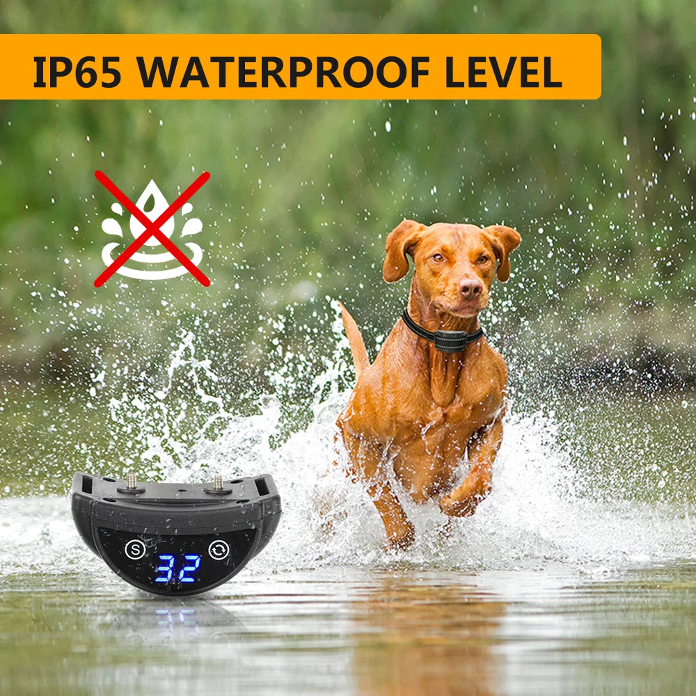 Automatic Bark Control Shock Collar with LED Display