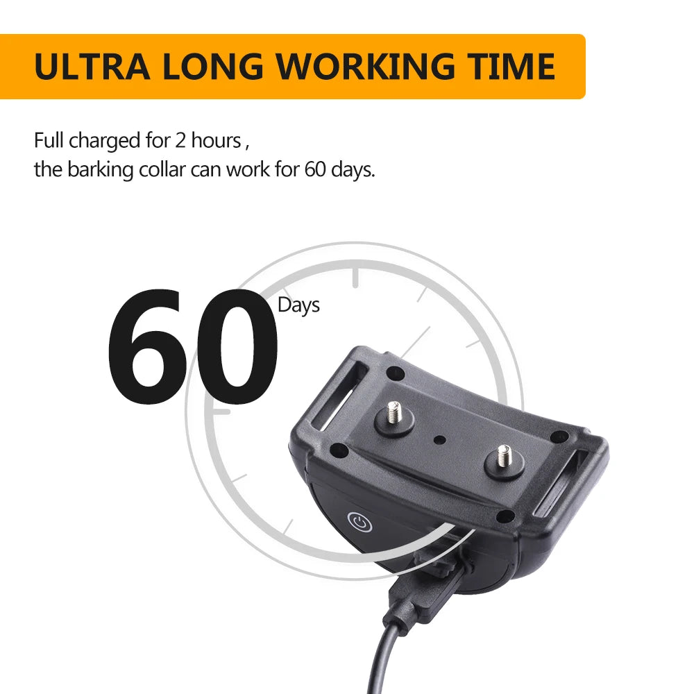 Automatic Bark Control Shock Collar with LED Display