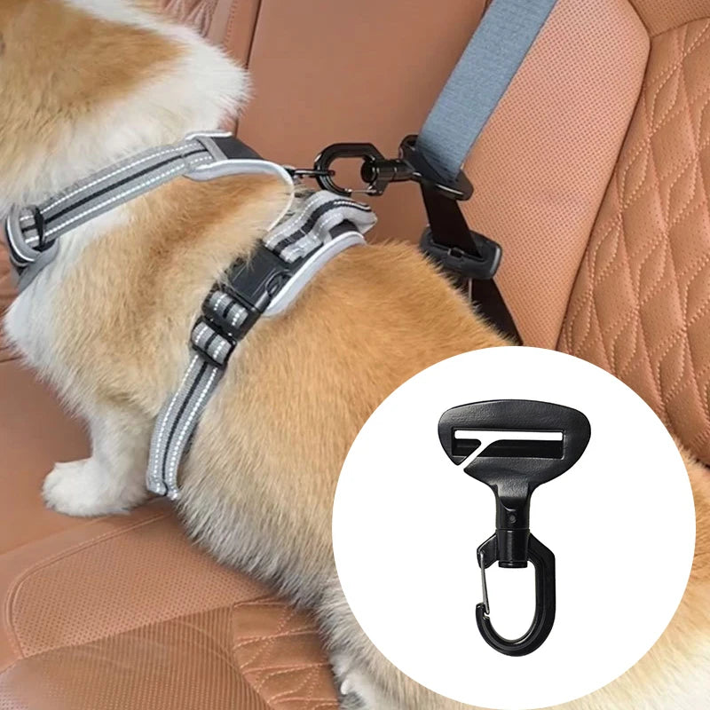 Portable Dog Car Safety Belt Buckle