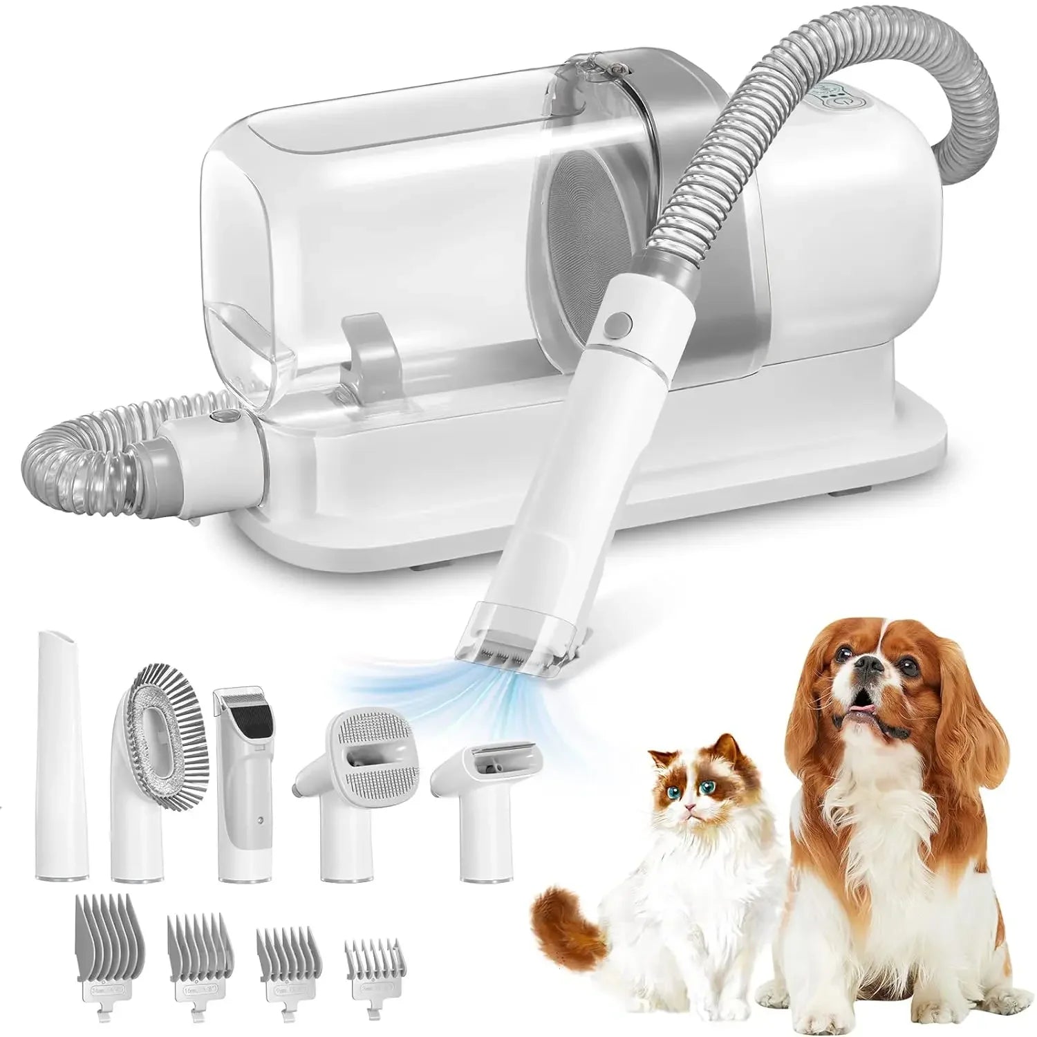 Dog Grooming Vacuum Kit with 2.3L Dust Cup