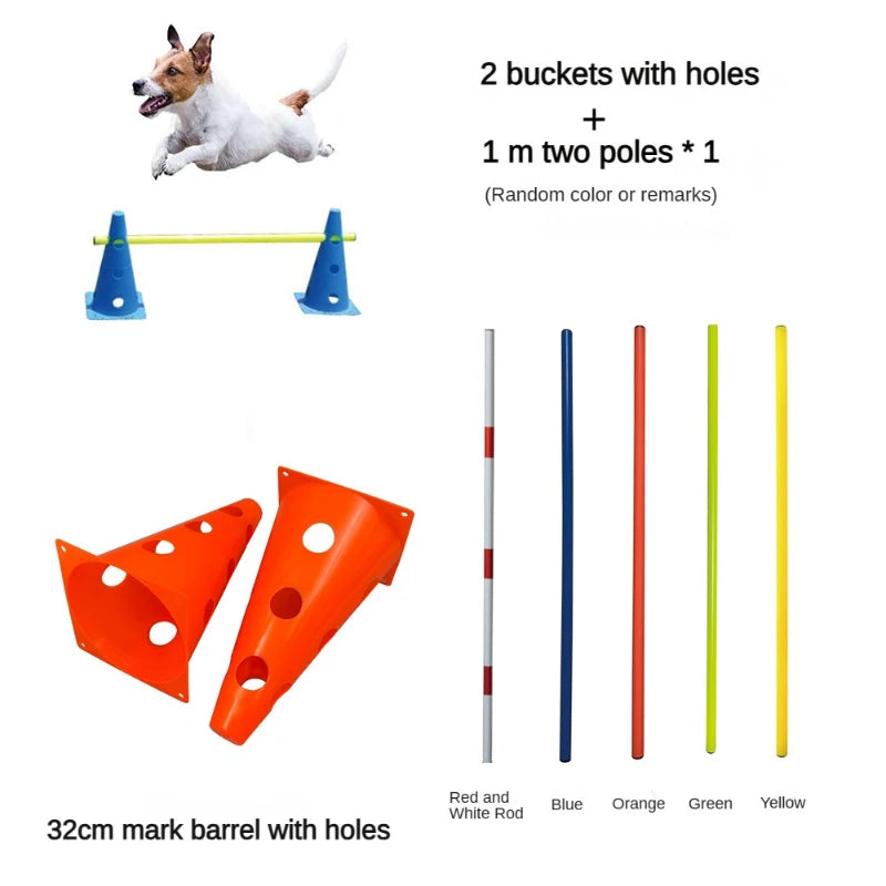 Dog Agility Jumping Bar Training Set