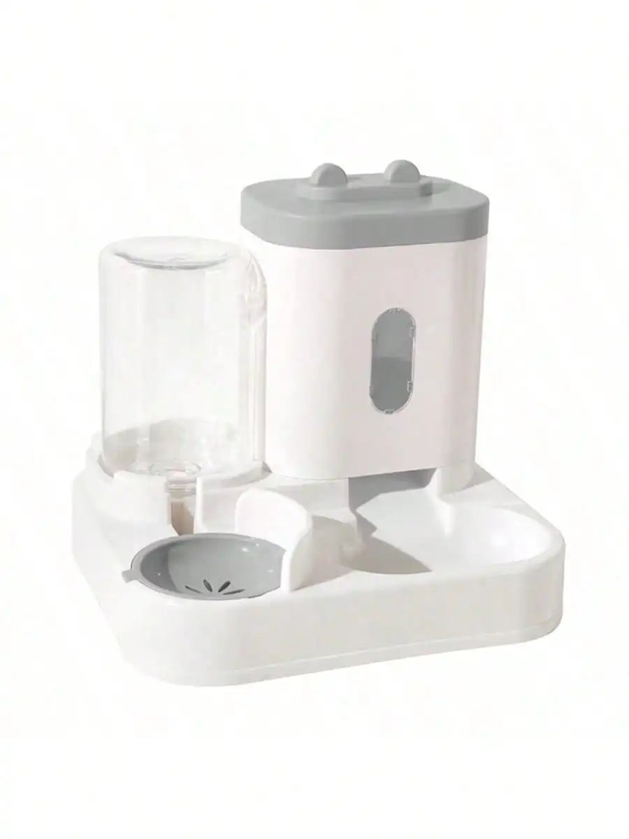 Automatic Gravity Cat Feeder & Water Dispenser