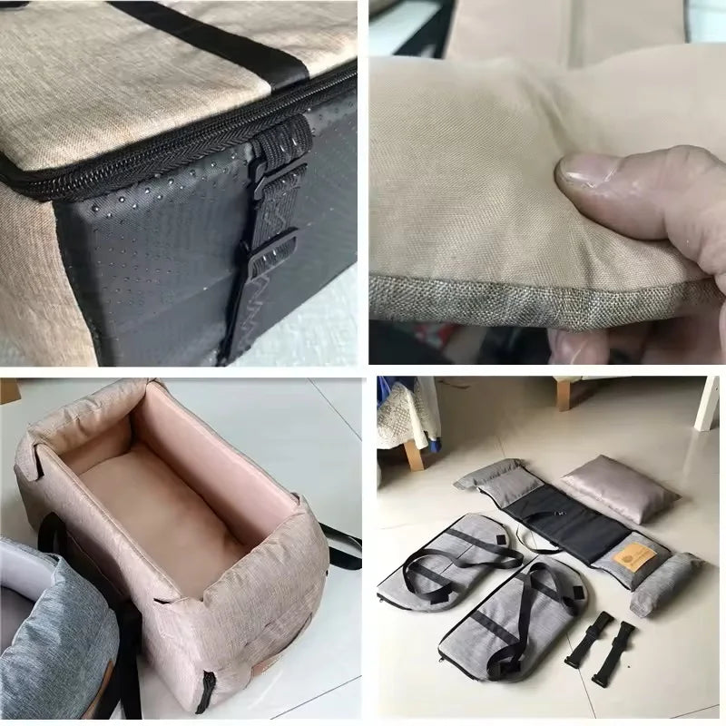 Dog Car Seat Bed Portable Pet Carrier