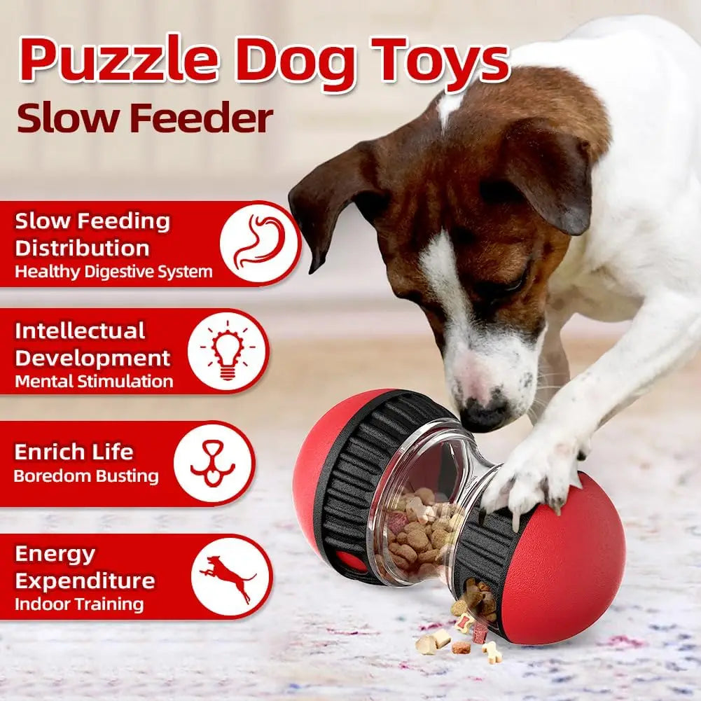 Dog Toys & Adjustable Slow Feeder Ball