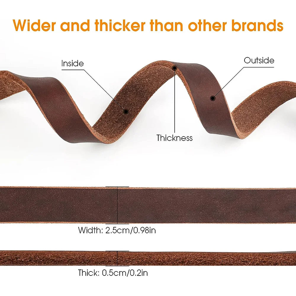 Genuine Leather Heavy Duty Dog Leash