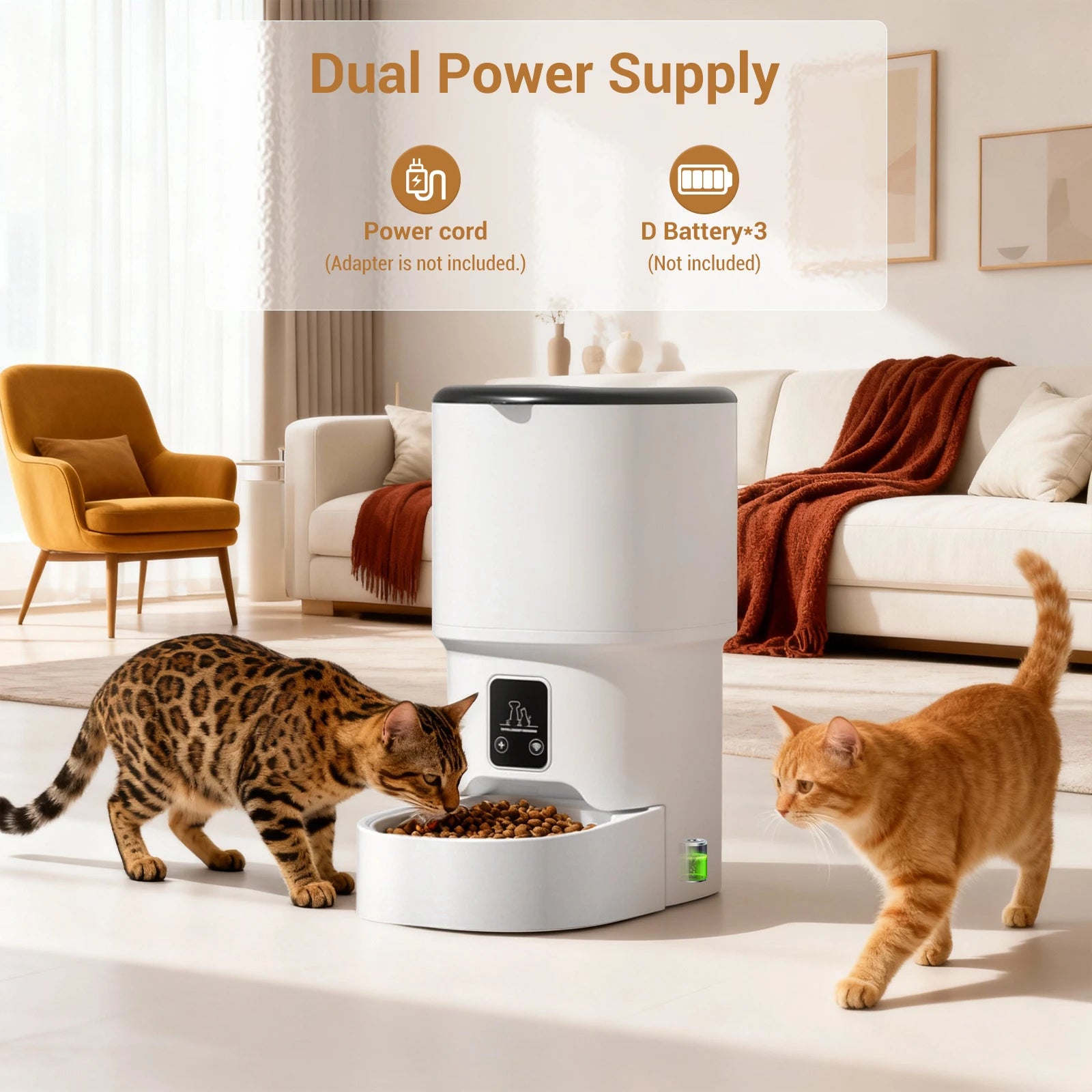 4L Automatic Pet Feeder with Timer & Portion Control