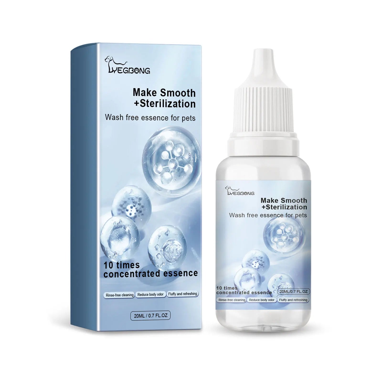 Pet Waterless Body Wash for Dogs & Cats
