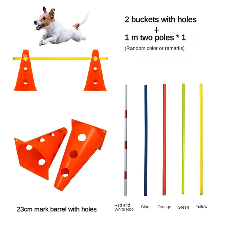 Dog Agility Jumping Bar Training Set