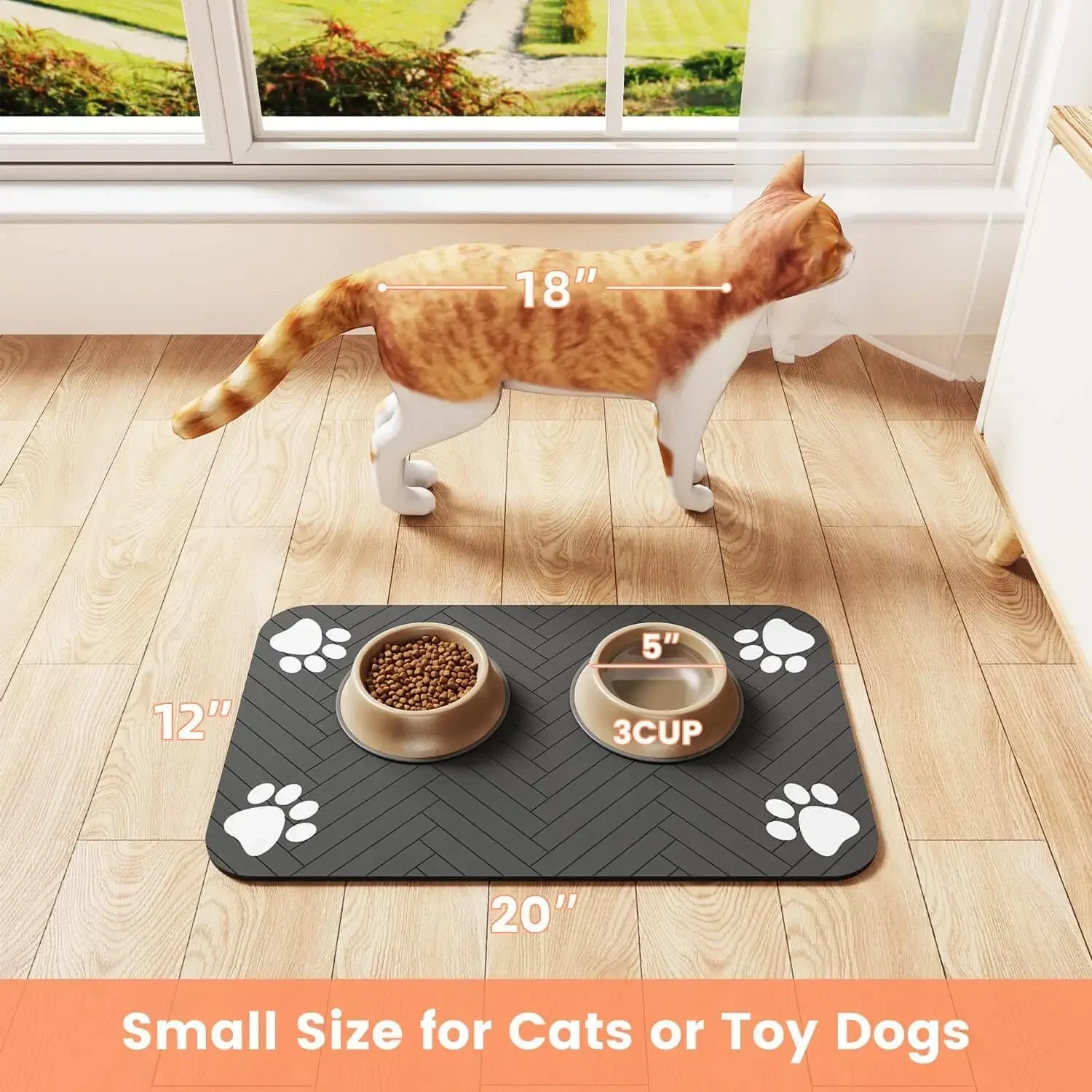 Feeding Mat-Absorbent Pet