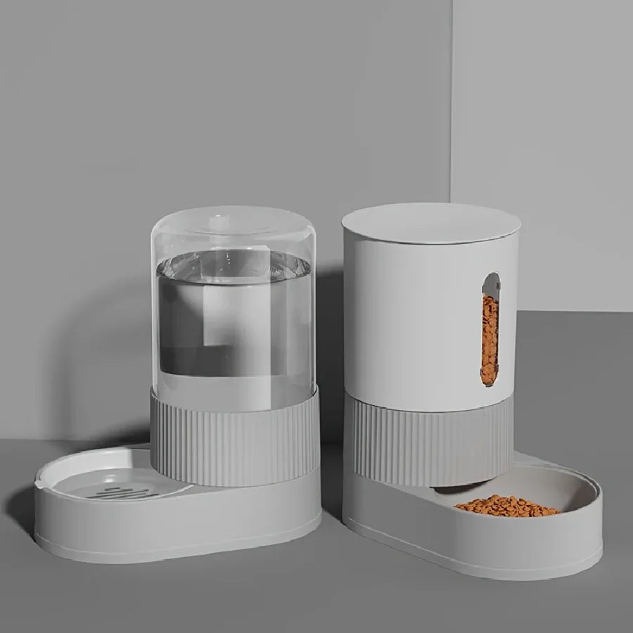 Automatic Cat Feeder & Water Dispenser Gravity Set