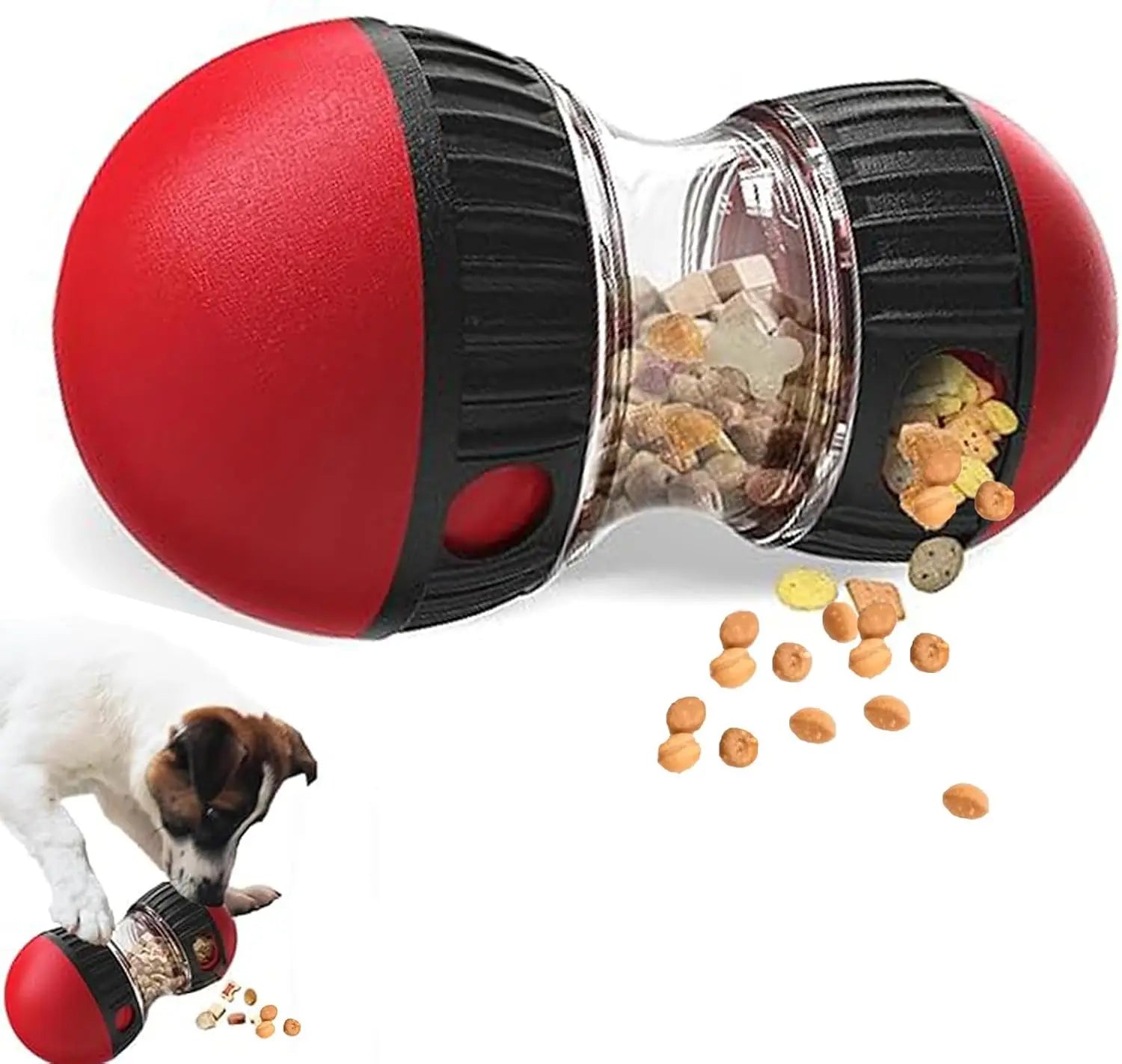 Dog Toys & Adjustable Slow Feeder Ball