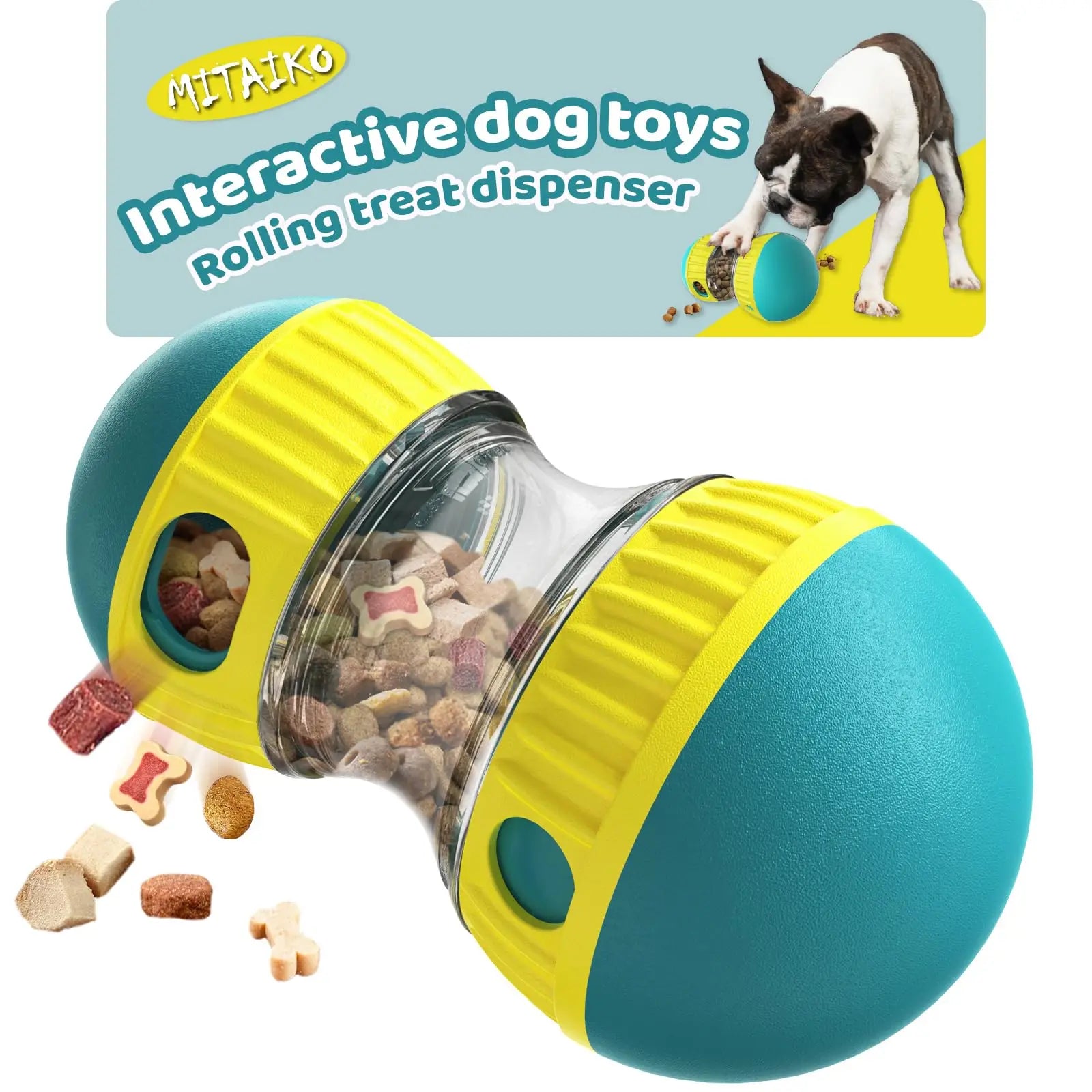 Dog Toys & Adjustable Slow Feeder Ball