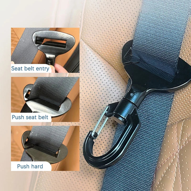 Portable Dog Car Safety Belt Buckle