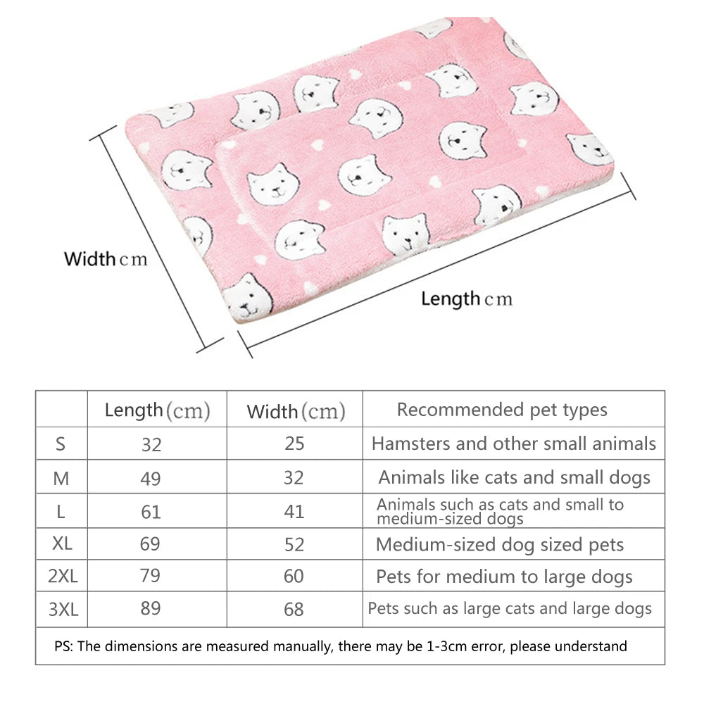 Thick Warm Cat & Small Dog Sleeping Cushion