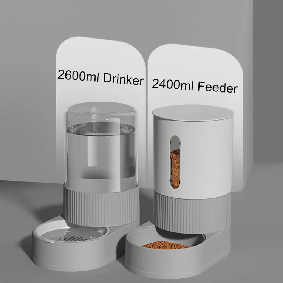 Automatic Cat Feeder & Water Dispenser Gravity Set