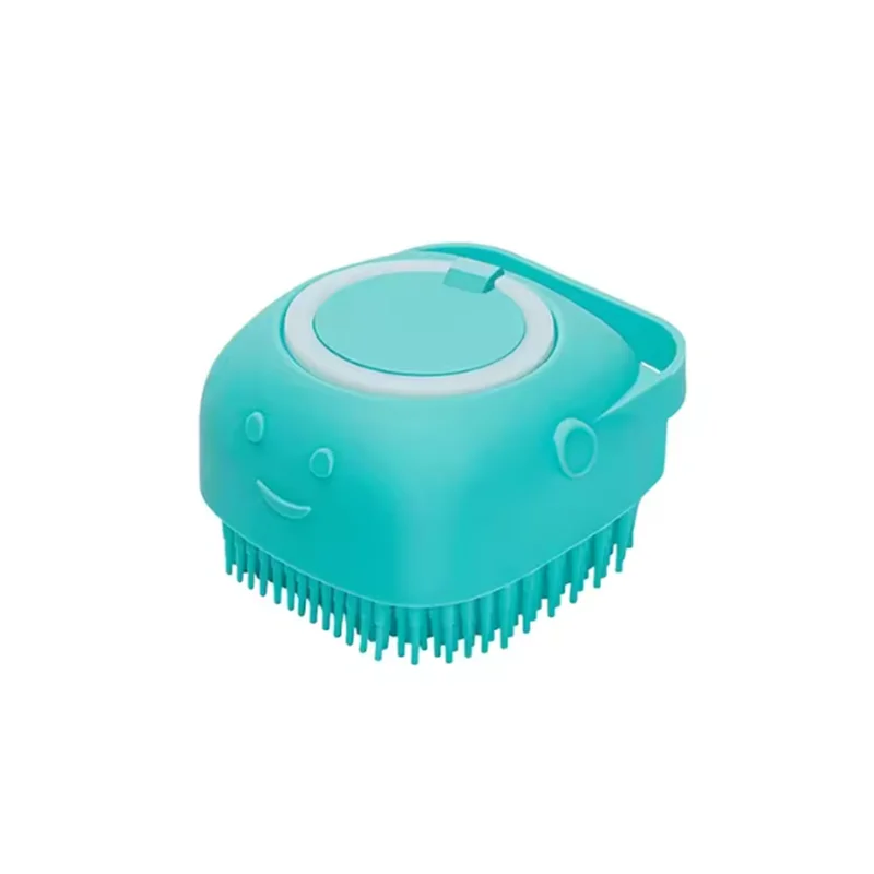 Pet Bath Massage Brush Silicone Grooming Tool