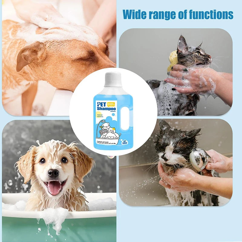 500ml Pet Bath Shampoo for Dogs & Cats