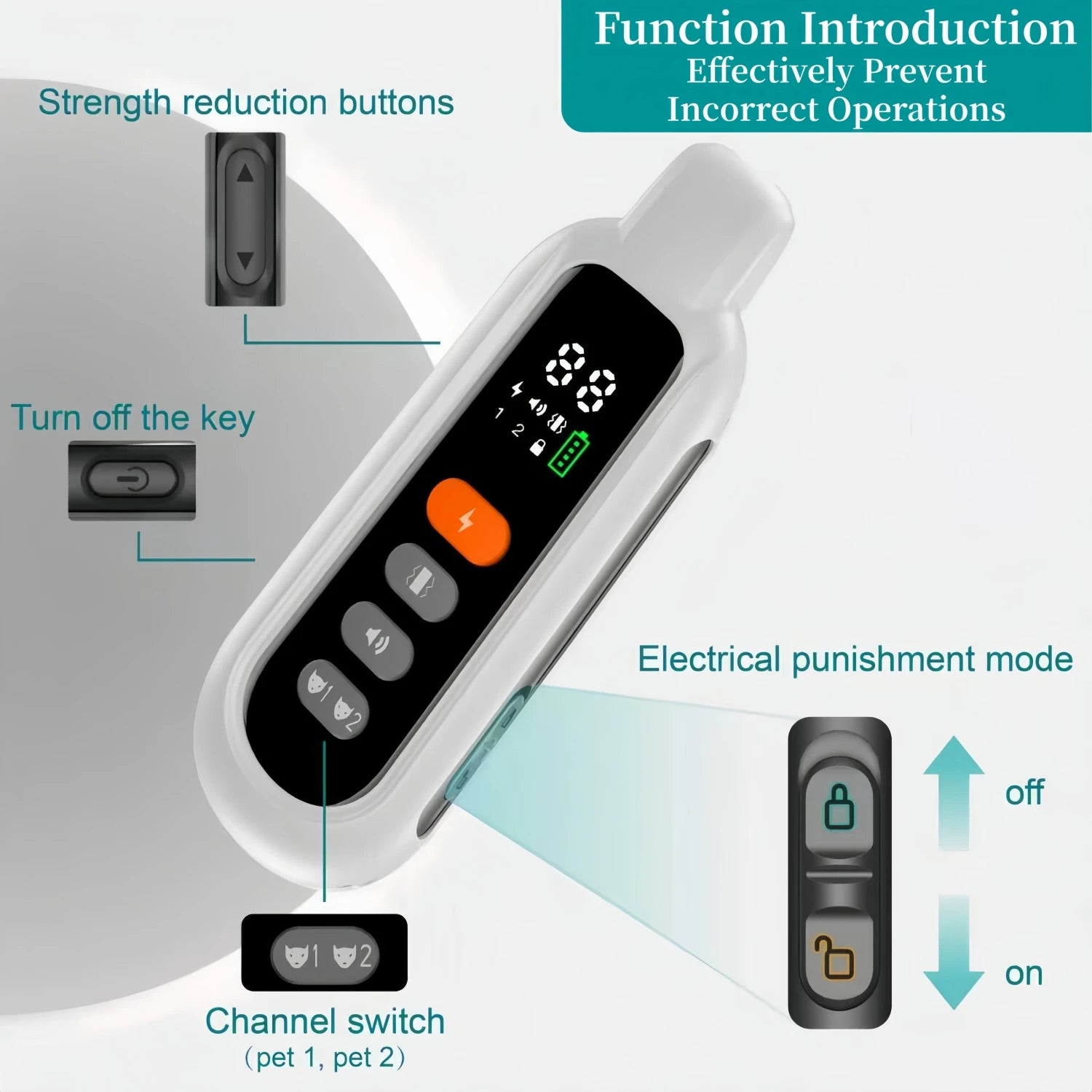 Dog Training Collar Remote with Anti-Bark