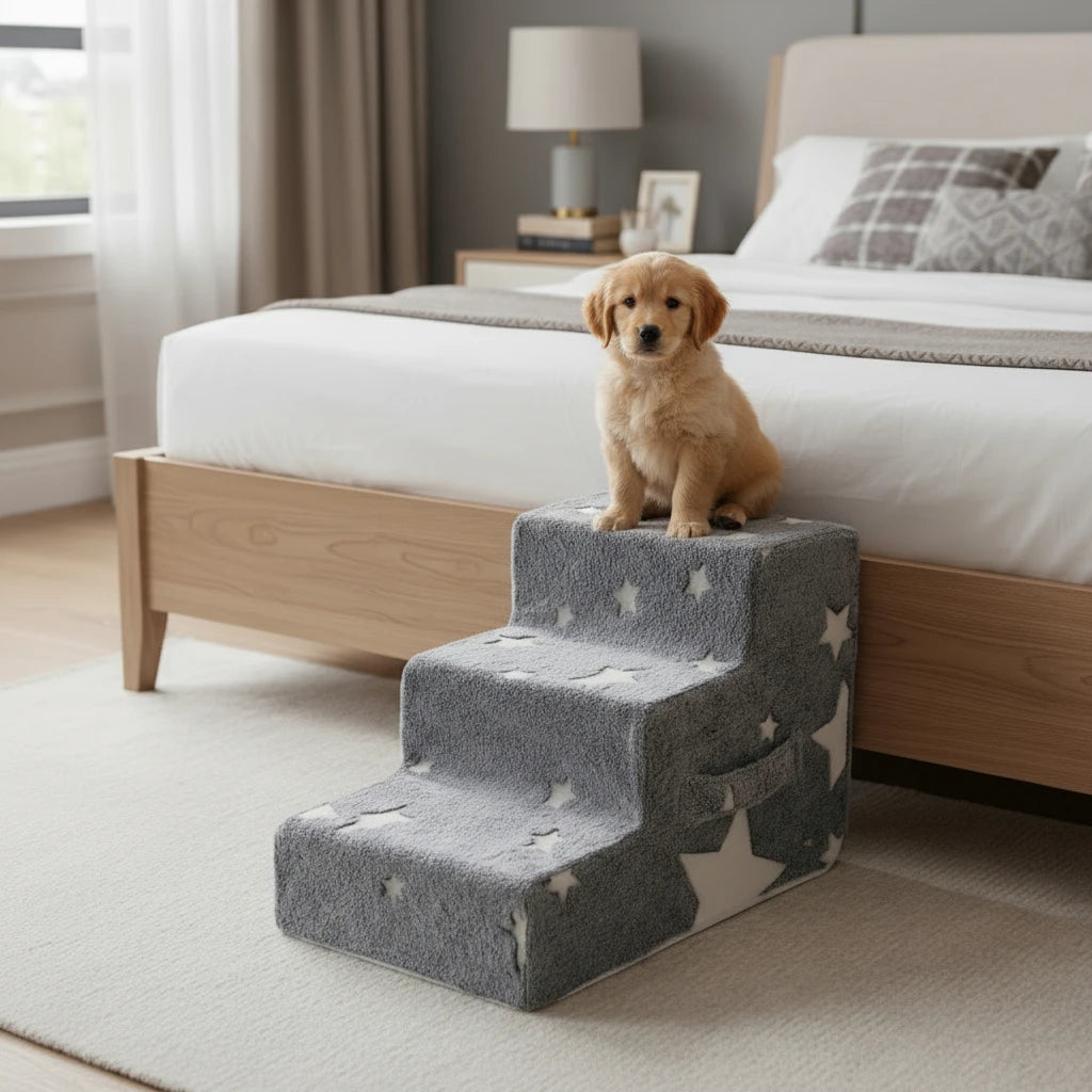 3–4 Step Dog & Cat Ramp Stairs