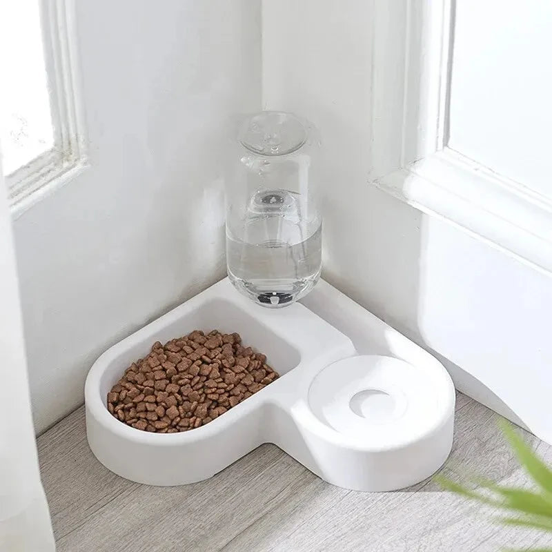 Automatic Pet Bowl Dual Food & Water Feeder