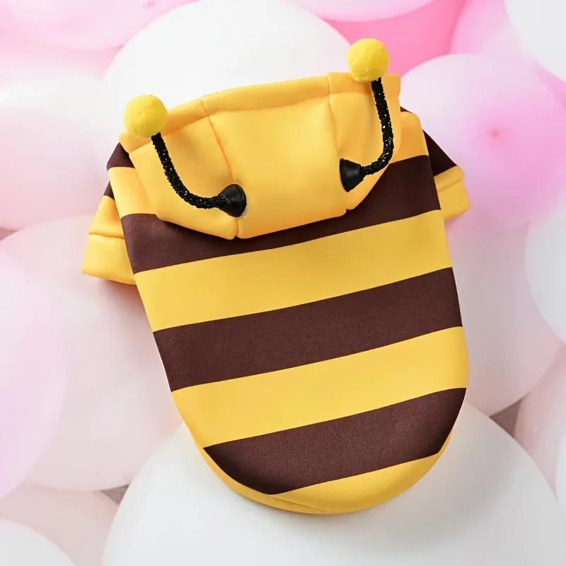 Bee Costume Pet Hoodie for Dogs & Cats