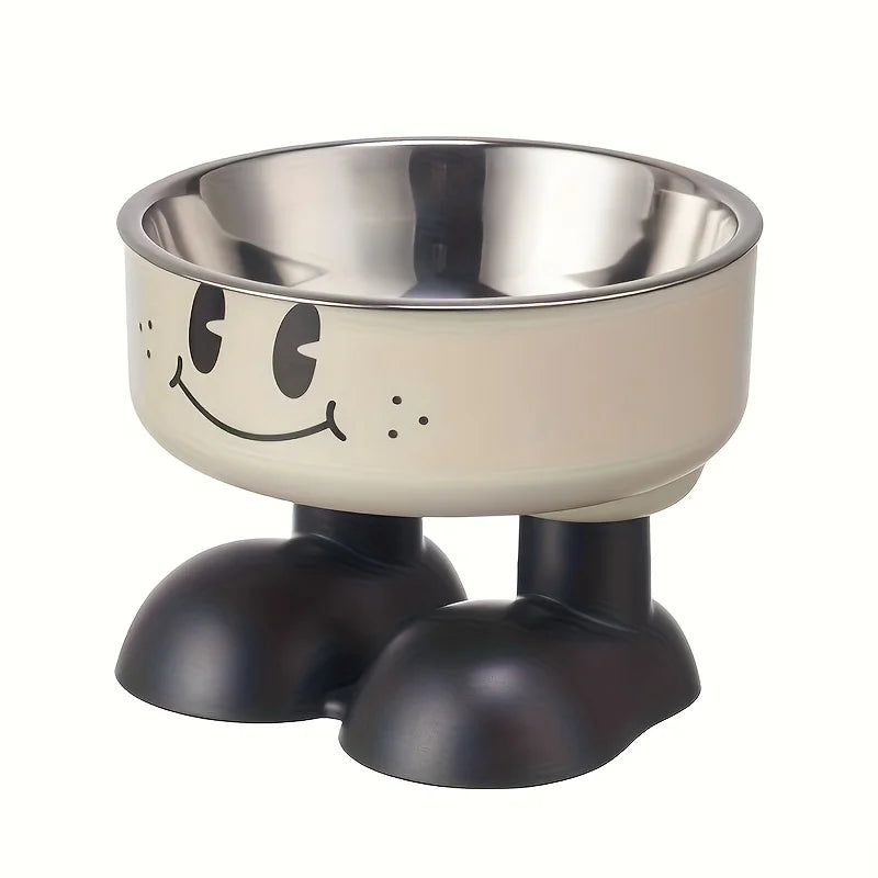 Elevated Stainless Steel Pet Bowl Set – No Spill Feeder