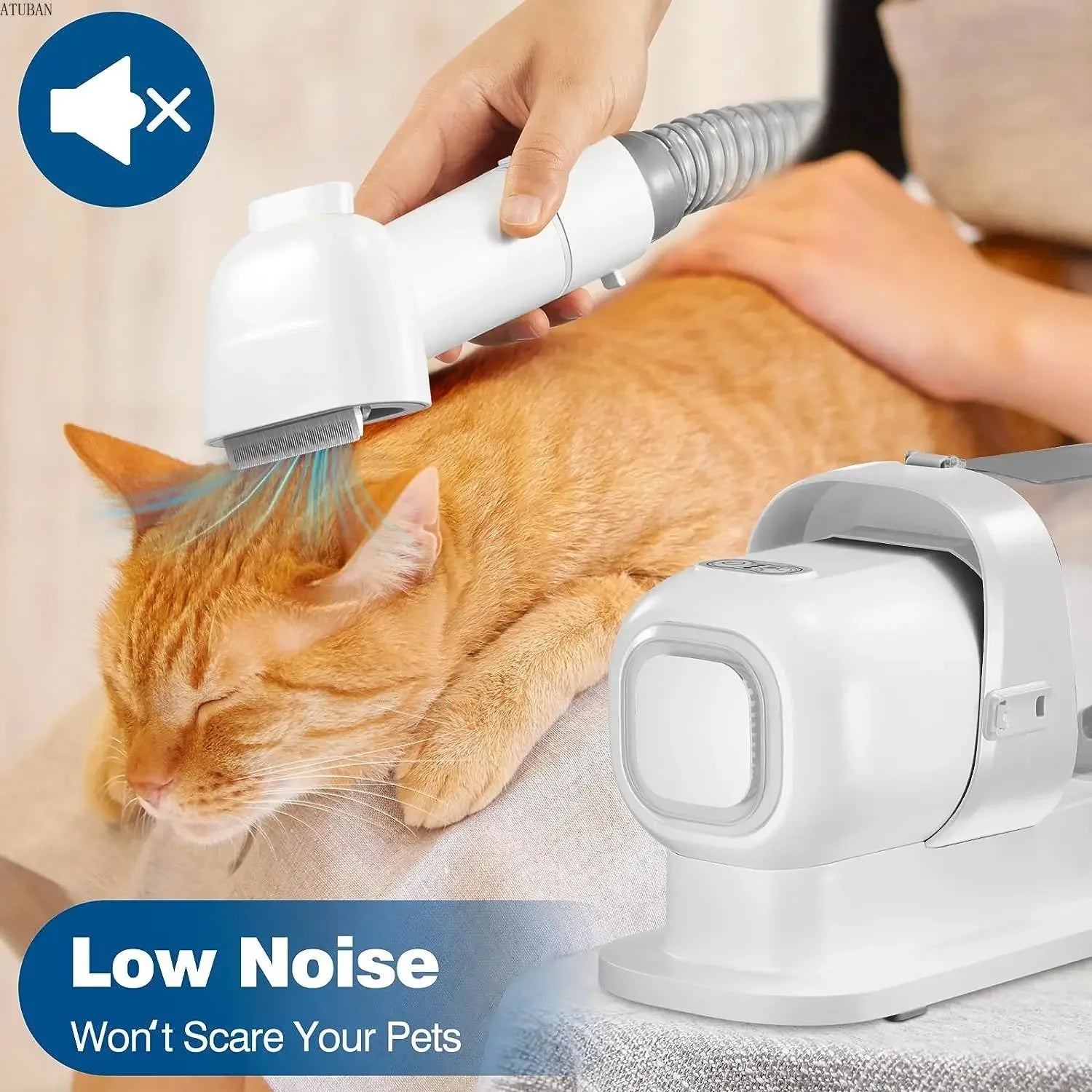 Dog Grooming Vacuum Kit with 2.3L Dust Cup