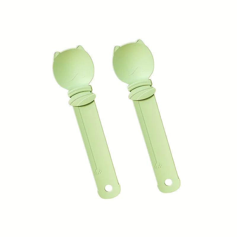 Cat Treat Squeeze Spoon Feeder Set (2 Pcs)
