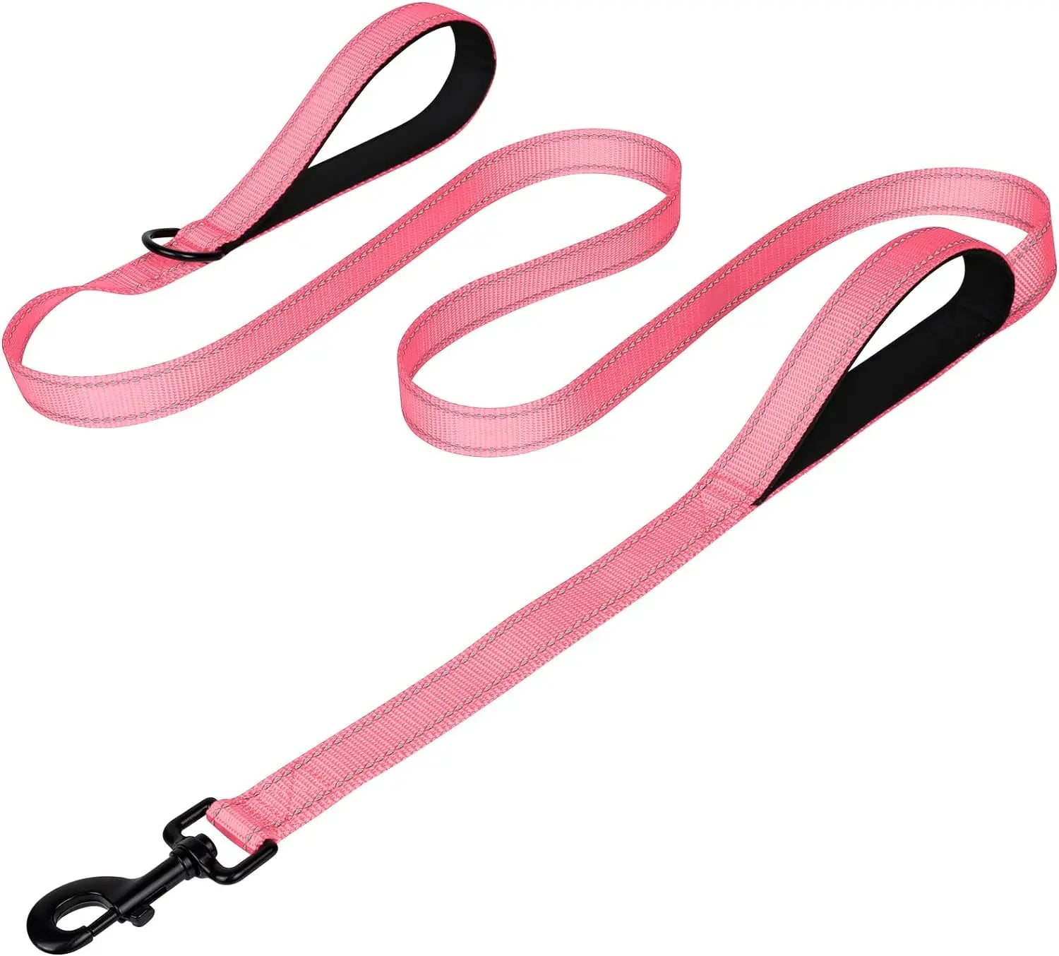 Heavy Duty Double Handle Reflective Dog Leash