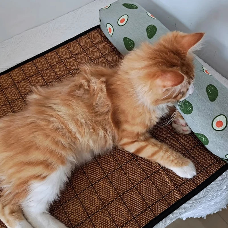 Cat Natural Cooling Mat Summer Pet