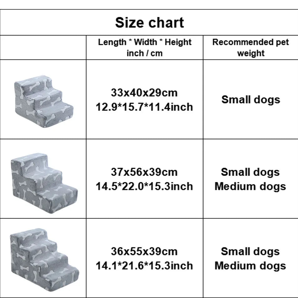 3–4 Step Dog & Cat Ramp Stairs