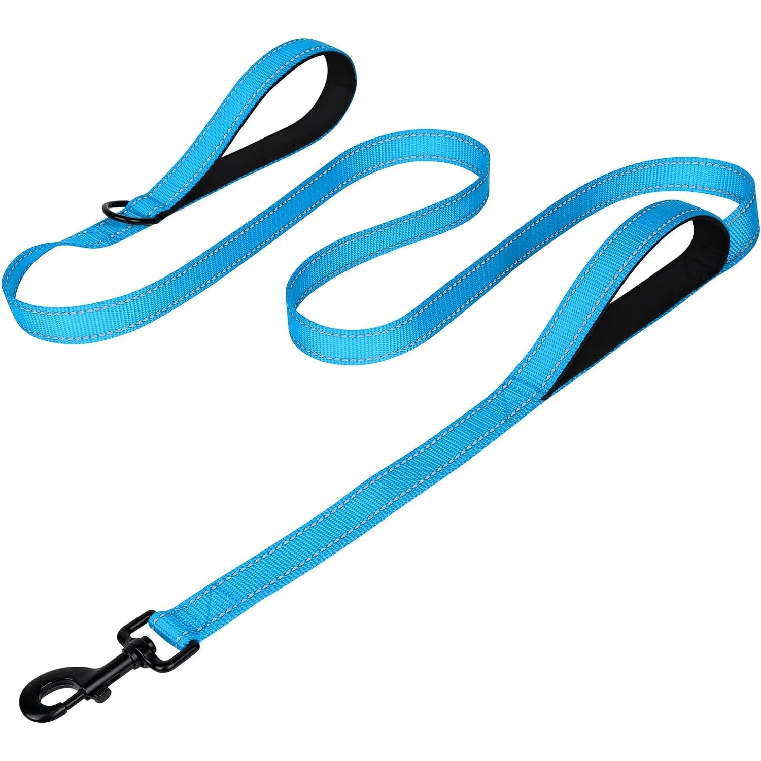Heavy Duty Double Handle Reflective Dog Leash