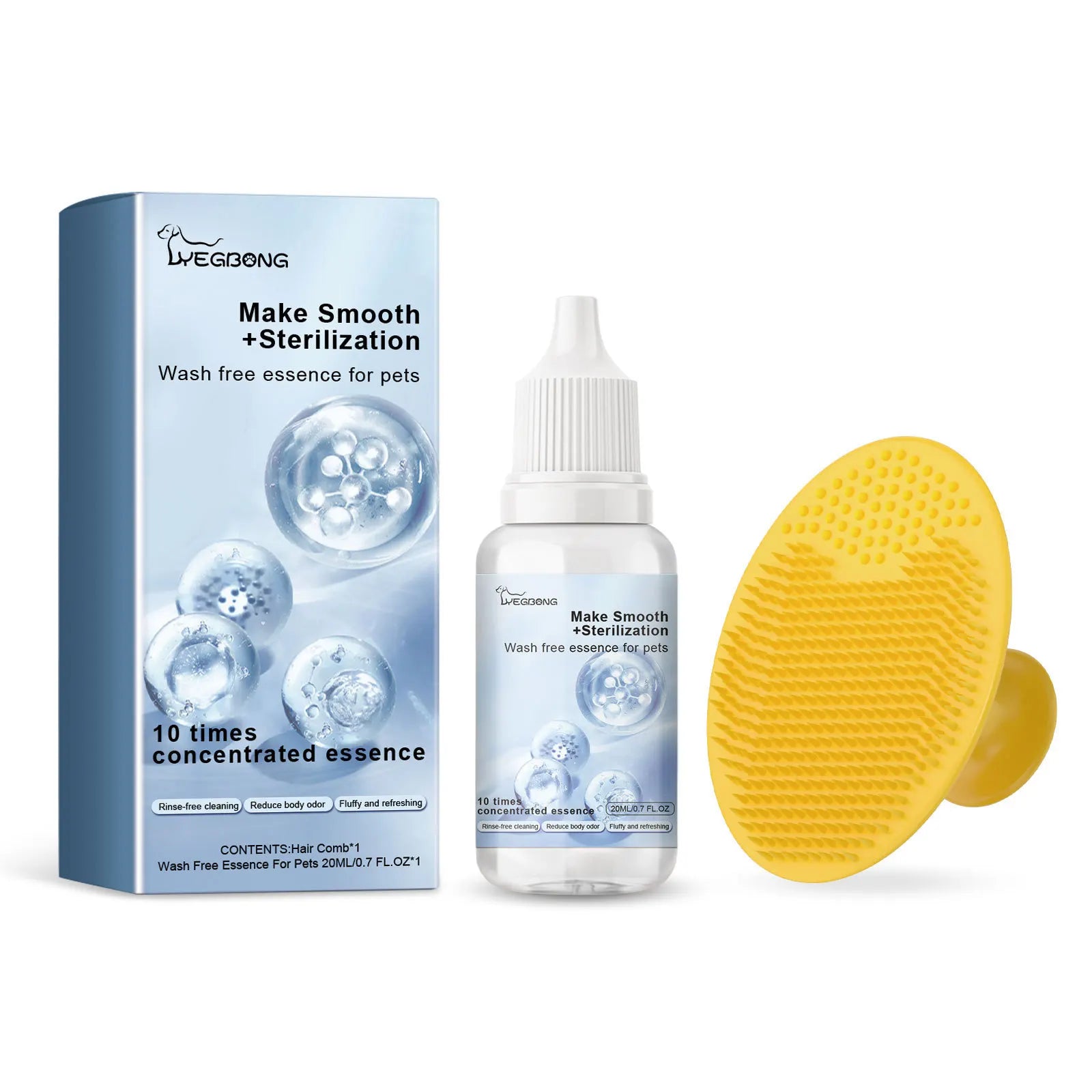 Pet Waterless Body Wash for Dogs & Cats