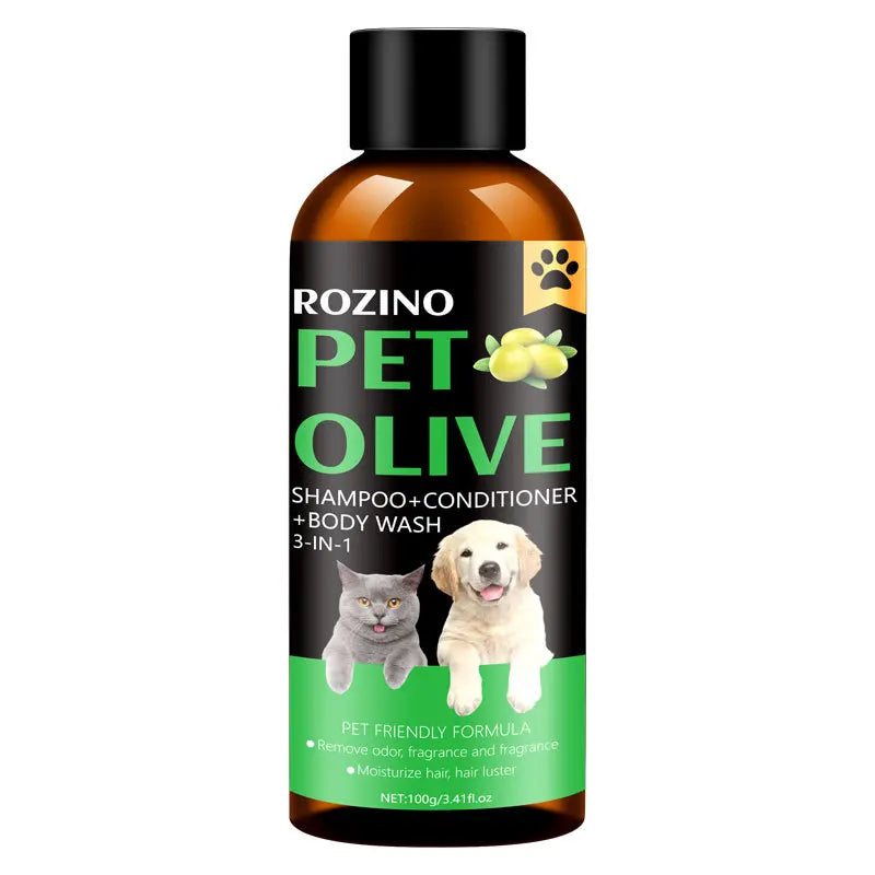 Pet Shampoo & Conditioner Olive-Based for Dogs & Cats