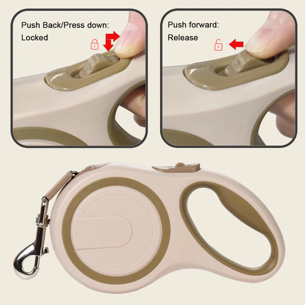 Retractable Heavy-Duty Dog Leash