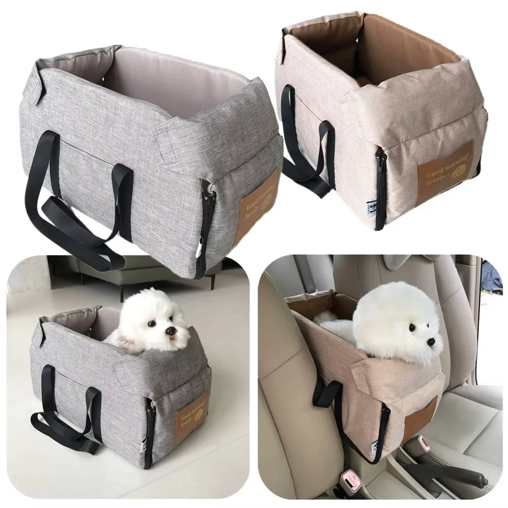 Dog Car Seat Bed Portable Pet Carrier