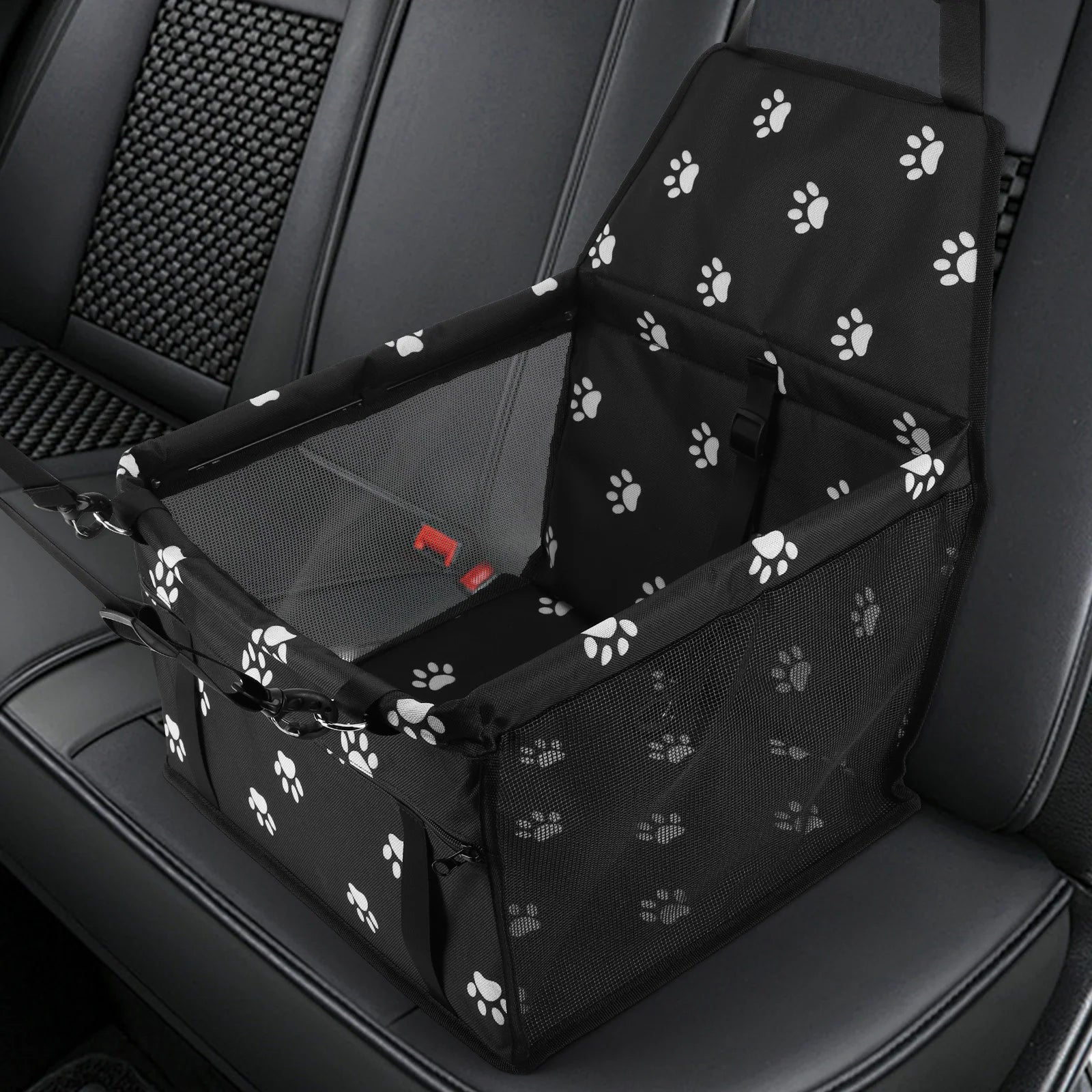 Dog Car Booster Seat with Safety Belt